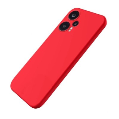 Xiaomi Redmi Note 12 Turbo (Poco F5 5G) Shell kieto silikono TPU raudonas dėklas - nugarėlė | Priedai.lt