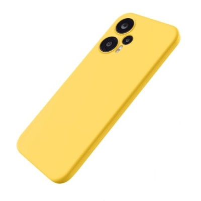 Xiaomi Redmi Note 12 Turbo (Poco F5 5G) Shell kieto silikono TPU geltonas dėklas - nugarėlė | Priedai.lt