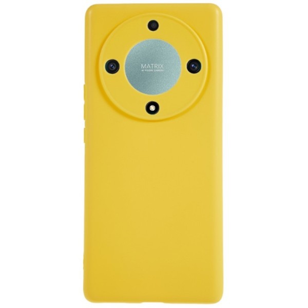 Kieto silikono (TPU) dėklas - geltonas (Honor X9a)