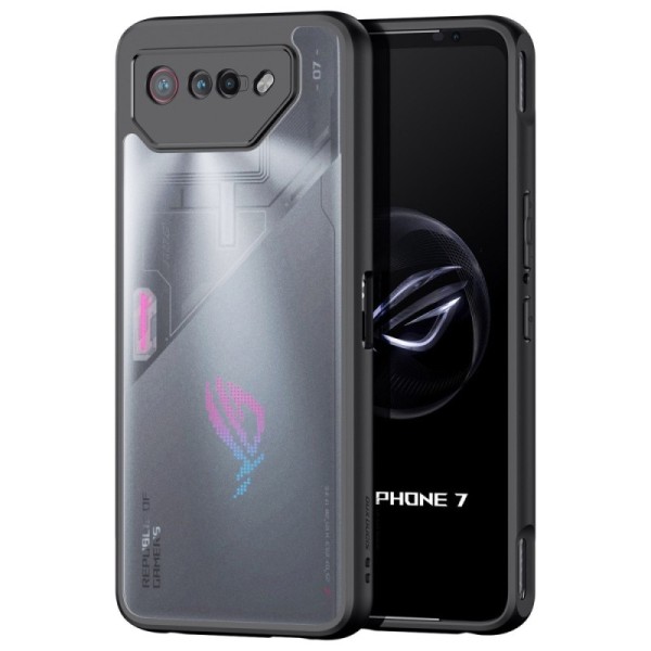 „Dux Ducis“ Aimo dėklas - skaidrus / juodas (Rog Phone 7)