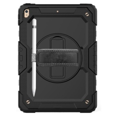Apple iPad Pro 10.5" (iPad Air 2019) sustiprintos apsaugos (360°) juodas dėklas - nugarėlė | Priedai.lt