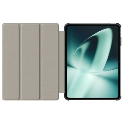 OnePlus Pad (Oppo Pad 2) atverčiamas raudonas odinis dėklas - knygutė | Priedai.lt