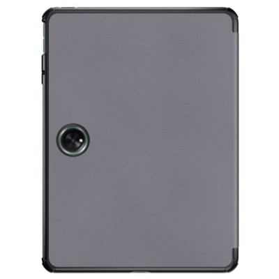 OnePlus Pad (Oppo Pad 2) atverčiamas pilkas odinis dėklas - knygutė | Priedai.lt