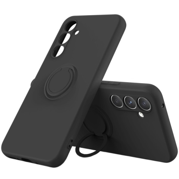 „Ring“ Kickstand (TPU) dėklas - juodas (Galaxy A54)