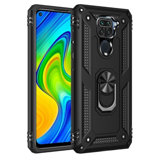 „Kickstand“ sustiprintos apsaugos dėklas - juodas (Redmi Note 9)