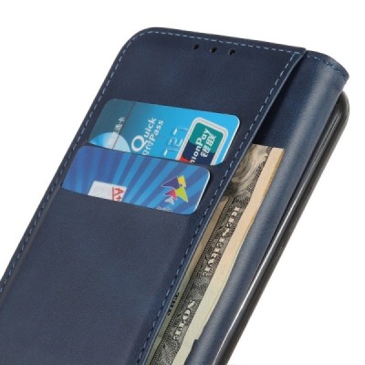 Nokia C21 „Split“ mėlynas odinis atverčiamas dėklas - knygutė | Priedai.lt