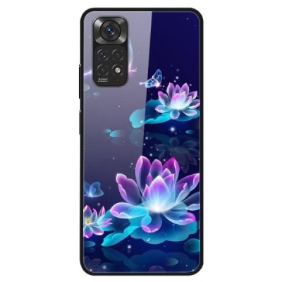Xiaomi Redmi Note 11 Pro „Marble“ kieto silikono TPU mėlynas dėklas - nugarėlė | Priedai.lt