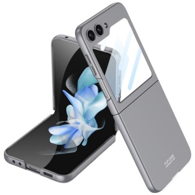 Samsung Galaxy Flip5 5G (SM-F731B) GKK Creative plastikinis pilkas dėklas - nugarėlė | Priedai.lt