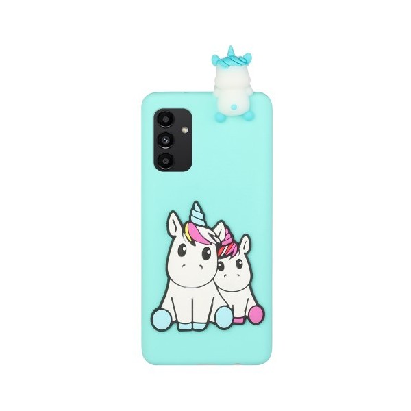 „Squezy“ Unicorn kieto silikono (TPU) dėklas - mėtinis (Galaxy A14 5G / A14 4G)