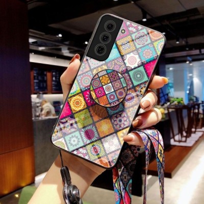 Samsung Galaxy S21 FE (Fan Edition) 5G „Pattern“ kieto silikono TPU spalvotas dėklas - nugarėlė | Priedai.lt