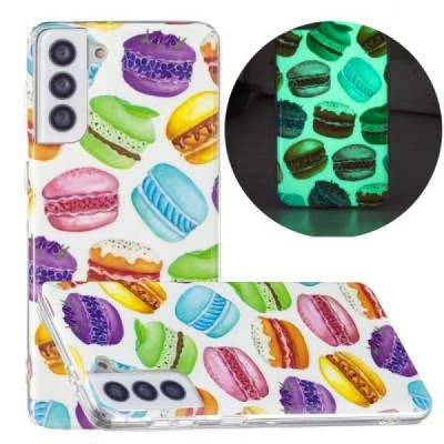 Samsung Galaxy S21 FE (Fan Edition) 5G „Glow“ Macaroon kieto silikono TPU spalvotas dėklas - nugarėlė | Priedai.lt