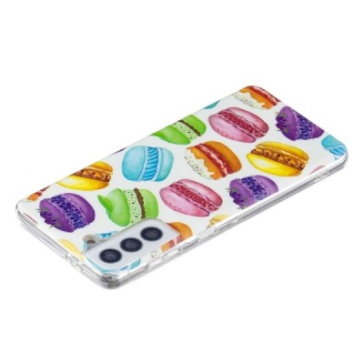 Samsung Galaxy S21 FE (Fan Edition) 5G „Glow“ Macaroon kieto silikono TPU spalvotas dėklas - nugarėlė | Priedai.lt