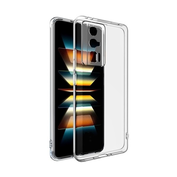 Kieto silikono (TPU) dėklas - skaidrus (Poco F5 Pro)