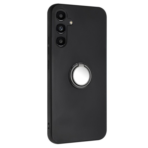„Kickstand“ kieto silikono (TPU) dėklas - juodas (Galaxy A14 5G / A14 4G)
