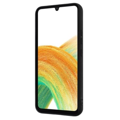 Samsung Galaxy A14 5G (SM-A146B, SM-A145F) „Kickstand“ kieto silikono TPU juodas dėklas - nugarėlė | Priedai.lt