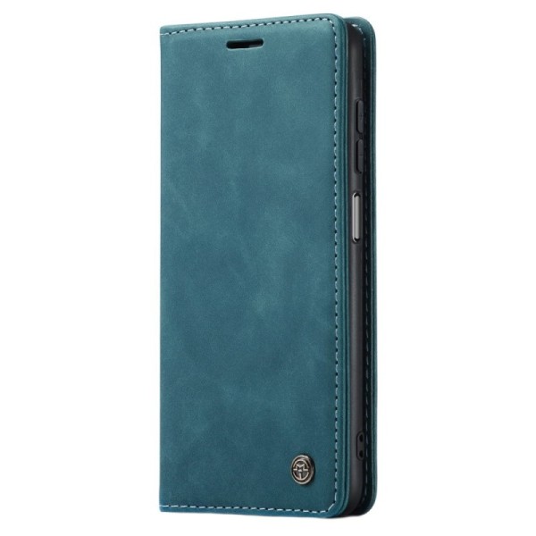 „CaseMe“ Retro solidus atverčiamas dėklas - žalias (Galaxy A14 5G)
