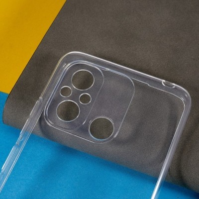 Xiaomi Redmi 12C (Redmi 11A) kieto silikono TPU skaidrus dėklas - nugarėlė | Priedai.lt
