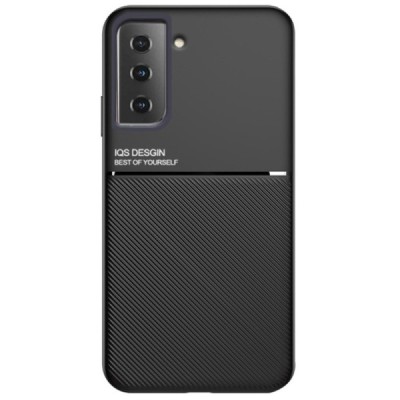 „Lines“ Magnetic Samsung Galaxy S21 FE (Fan Edition) 5G juodas odinis dėklas | Priedai.lt