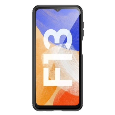 Samsung Galaxy M23 (SM-M236B, SM-E236B, SM-E135F) „Carbon“ kieto silikono TPU juodas dėklas - nugarėlė | Priedai.lt