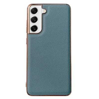 „Litchi“ Leather Samsung Galaxy S21 FE (Fan Edition) 5G šviesiai mėlynas odinis dėklas - nugarėlė | Priedai.lt