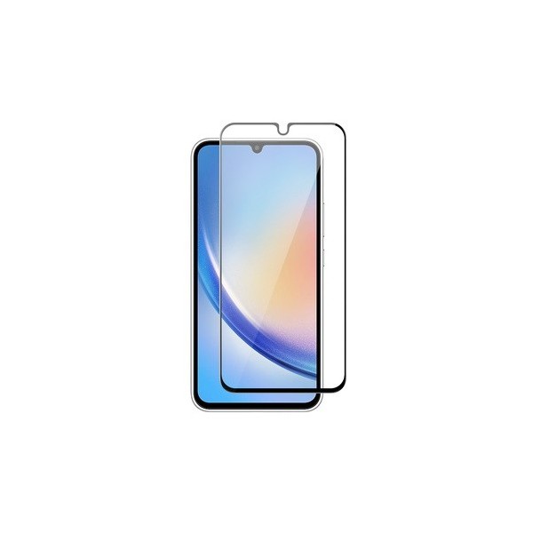 „Ceramics“ hibridinė apsauginė ekrano plėvelė (pilnai dengianti) - juoda (Galaxy A34 5G)
