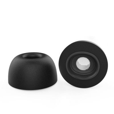 „AhaStyle“ WG AirPods Pro (Pro 2) silikoniai juodi ausinių antgaliai | Priedai.LT