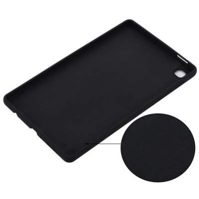 Samsung Galaxy Tab A7 Lite 8.7 2021 (T220, T225) Shell kieto silikono TPU juodas dėklas - nugarėlė | Priedai.lt
