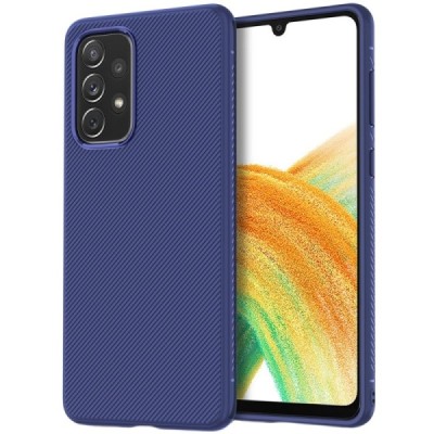 Samsung Galaxy A33 5G (SM-A336E) kieto silikono TPU mėlynas dėklas - nugarėlė | Priedai.lt