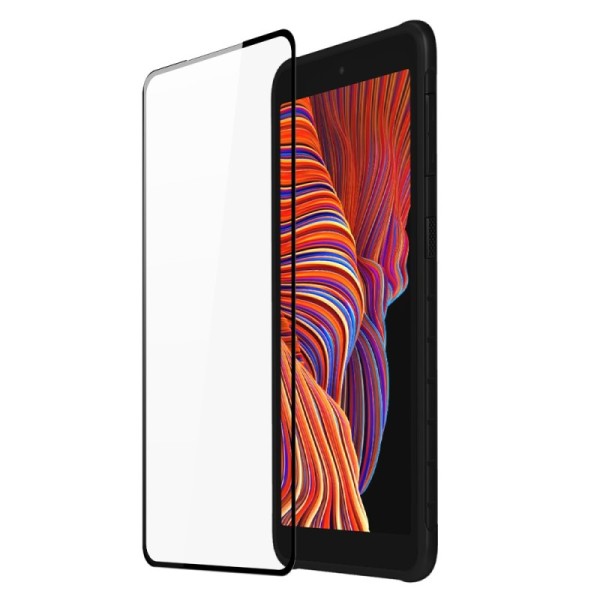 „Calans“ Tempered Glass apsauginis ekrano stiklas 0.26 mm - juodas (Galaxy XCover Pro)