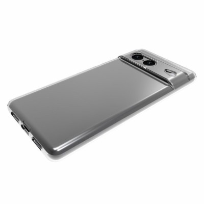 Google Pixel 7 kieto silikono TPU skaidrus dėklas - nugarėlė | Priedai.lt