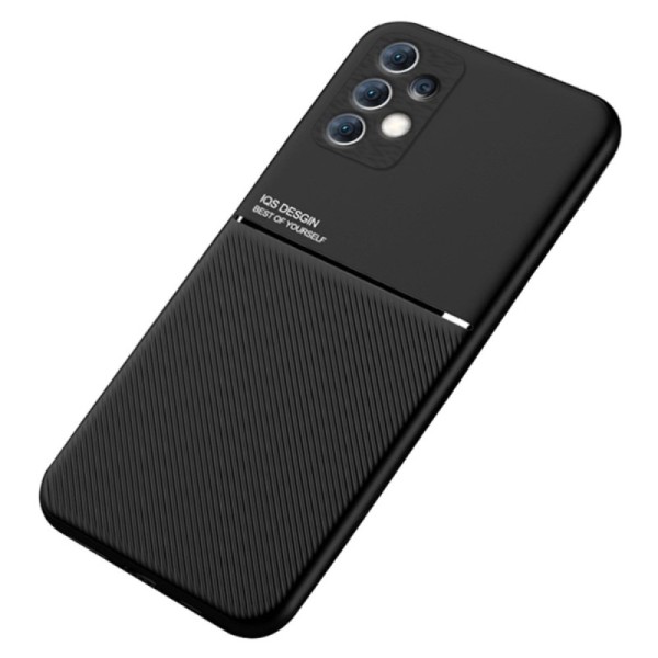 „Lines“ Magnetic kieto silikono (TPU) dėklas - juodas (Galaxy A33 5G)