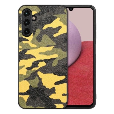 „Camouflage“ Pattern Samsung Galaxy A14 5G (SM-A146B, SM-A145F) geltonas odinis dėklas | Priedai.lt