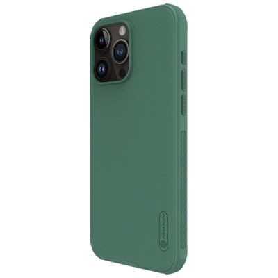 Apple iPhone 15 Pro „Nillkin“ Frosted Shield Pro žalias dėklas - nugarėlė | Priedai.lt