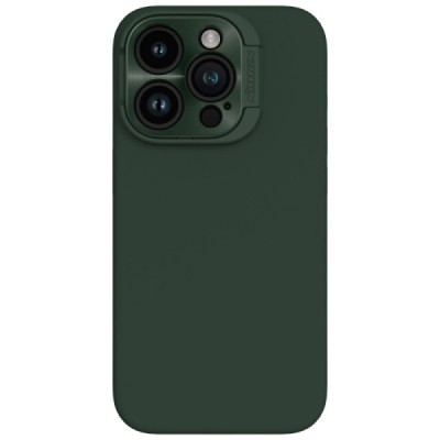 Apple iPhone 15 Pro Max „Nillkin“ Lenswing Magnetic žalias dėklas, nugarėlė su kameros apsauga | Priedai.lt