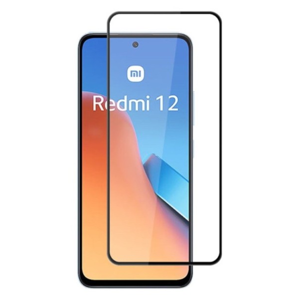 „Mocolo“ Tempered Glass apsauginis ekrano stiklas 2.5D - juodas (Redmi 12 4G)