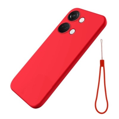 OnePlus Nord 3 Shell kieto silikono (TPU) dėklas raudonas - nugarėlė | Priedai.lt