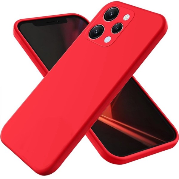 „Shell“ kieto silikono (TPU) dėklas - raudonas (Redmi 12 4G)