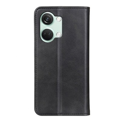 OnePlus Nord 3 „Split“ juodas odinis atverčiamas dėklas - knygutė | Priedai.lt