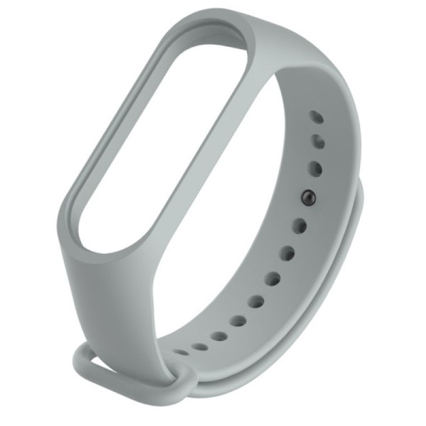 Išmaniojo laikrodžio kieto silikono (TPU) apyrankė - pilka (Mi Band 4)