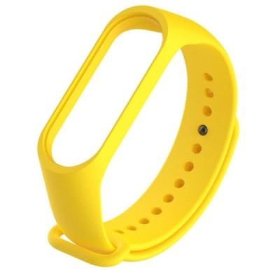 Išmaniojo laikrodžio Xiaomi Mi Band 4 kieto silikono (TPU) geltona apyrankė | Priedai.lt
