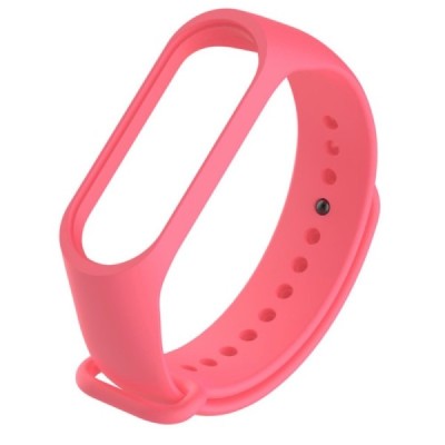 Išmaniojo laikrodžio Xiaomi Mi Band 4 kieto silikono (TPU) rožinė apyrankė | Priedai.lt