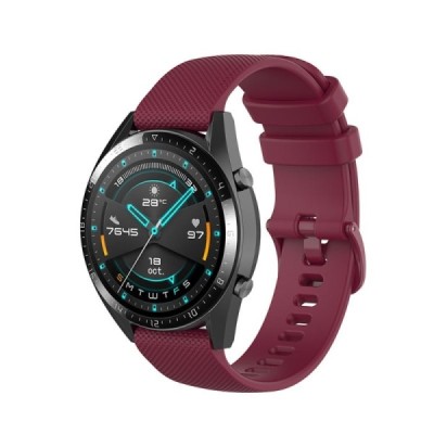 Išmaniojo laikrodžio Huawei Watch 4 Pro (Watch 2 Pro, GT 3) kieto silikono (TPU) bordo apyrankė | Priedai.lt