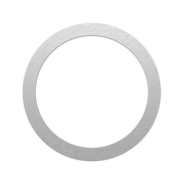 Metalinis žiedas - lipdukas (magnetiniam automobilio laikikliui) - sidabrinis