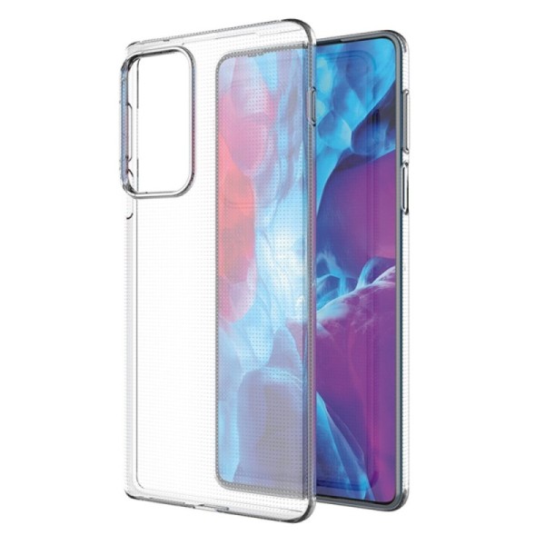 Kieto silikono (TPU) dėklas - skaidrus (Edge 20 Pro)