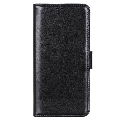 Xiaomi 13T (13T Pro) atverčiamas juodas odinis dėklas - piniginė | Priedai.lt