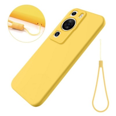 Huawei P60 (P60 Pro) Shell kieto silikono TPU geltonas dėklas - nugarėlė | Priedai.lt