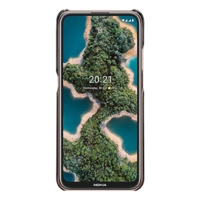 Nokia X20 (X10) odinis juodas dėklas su kortelių laikikliu | Priedai.lt