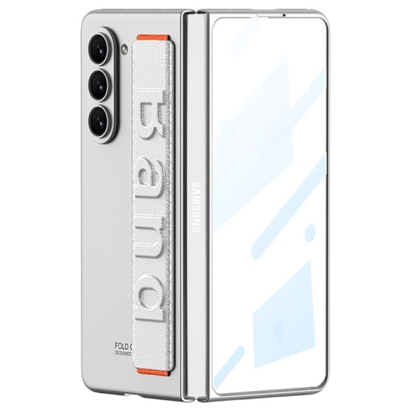 „GKK“ Band Glass plastikinis dėklas - sidabrinis (Galaxy Fold5)