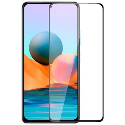Xiaomi Poco M3 Pro (Redmi Note 10 5G) „Guardian“ 9H Tempered Glass sustiprintos apsaugos juodas pilnai dengiantis apsauginis ekr