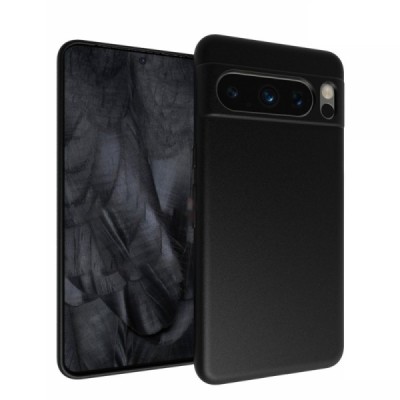 Google Pixel 8 Pro kieto silikono TPU juodas dėklas - nugarėlė | Priedai.lt